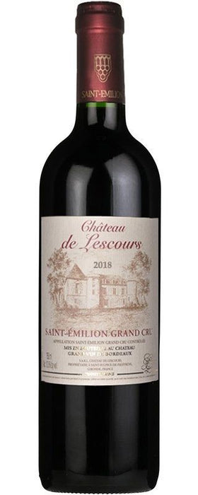 Chateau Lescours Saint Emillion Grand Cru 2019